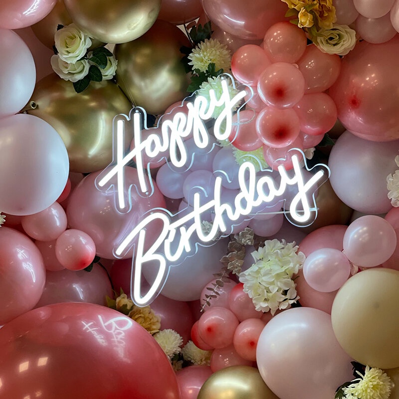 ĐÈN TRANG TRÍ LED NEON HAPPY BIRTHDAY NEON